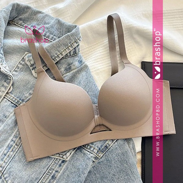 Spliced ​​hollow Markless Underwear Lifting Small Breasts To Make You Look Comfortable for Women's Bra Without Steel Rings